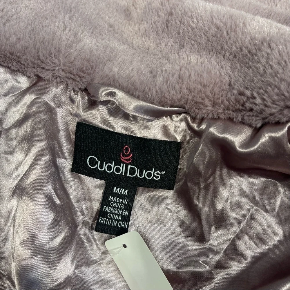 Cuddl Duds Plush Teddy Jacket Womens medium